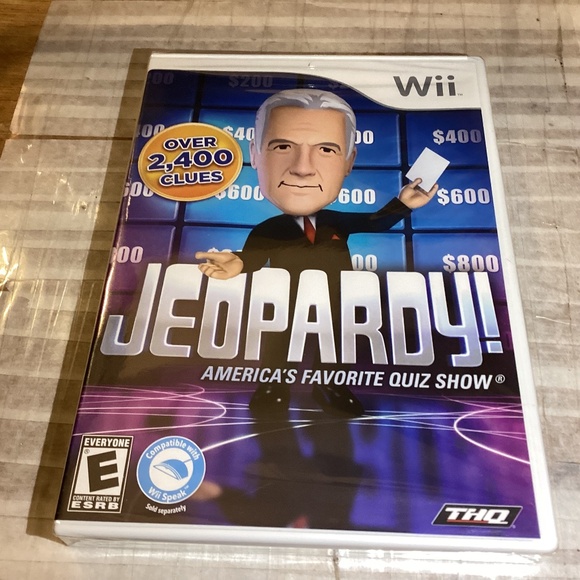 Jeopardy For Nintendo Wii  New Sealed - Picture 1 of 16
